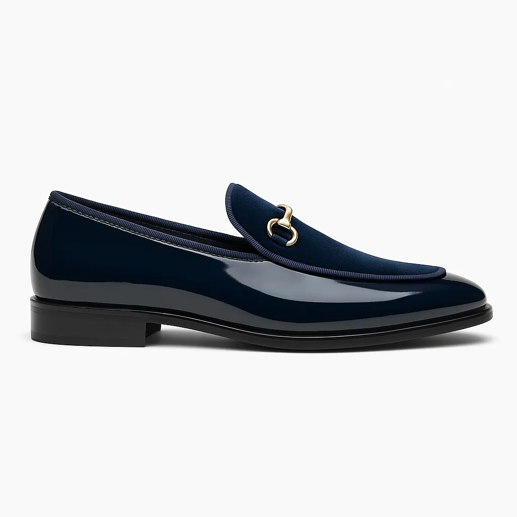 Domoir | Polished Patent Leather Loafers