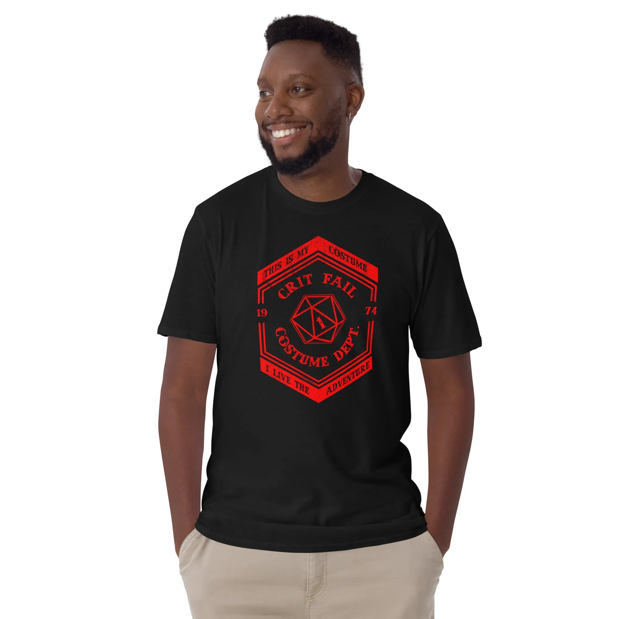 Dragons & Dungeons Critical Fail Costume T-Shirt