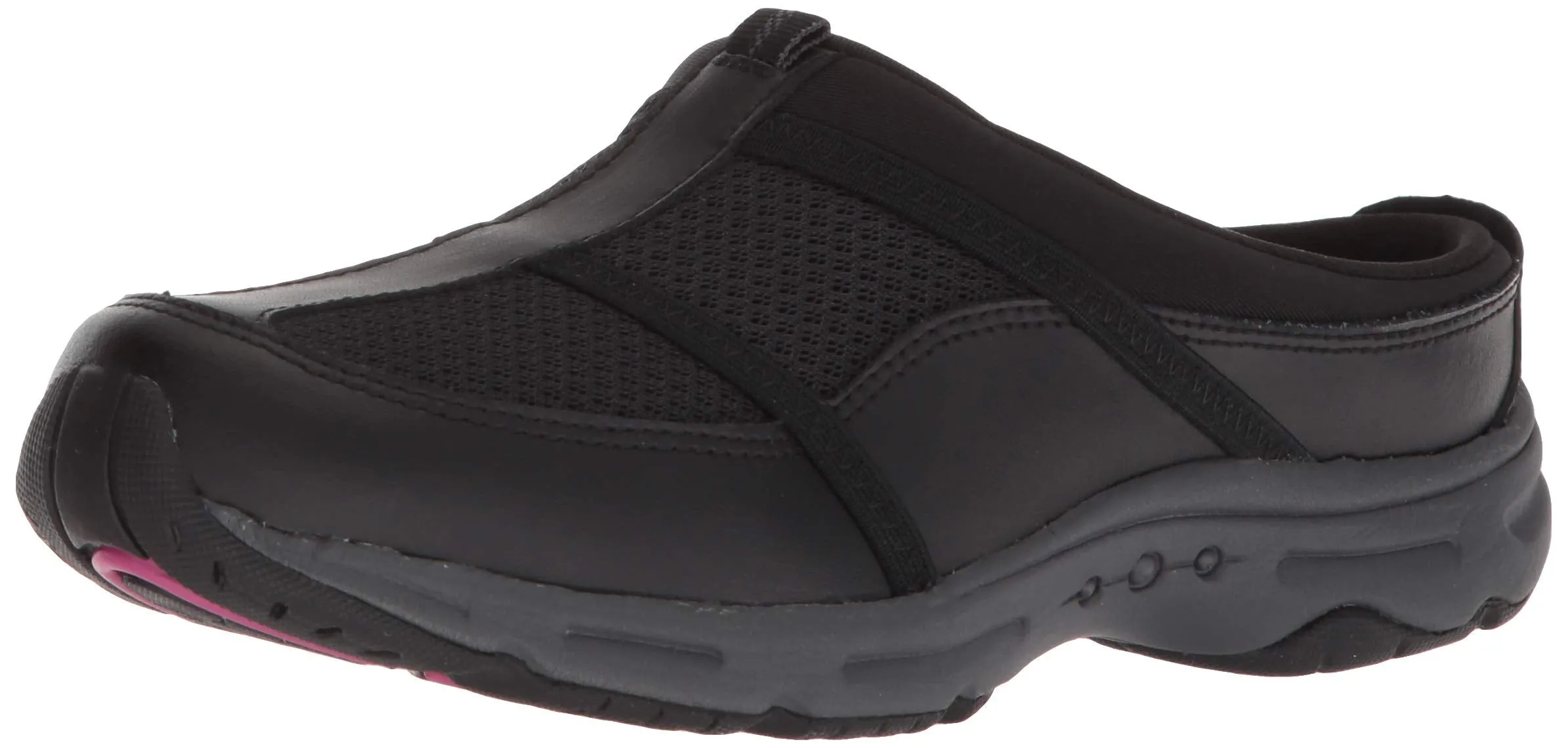 Easy Spirit Women's Argyle Mule, Black 001, 8.5