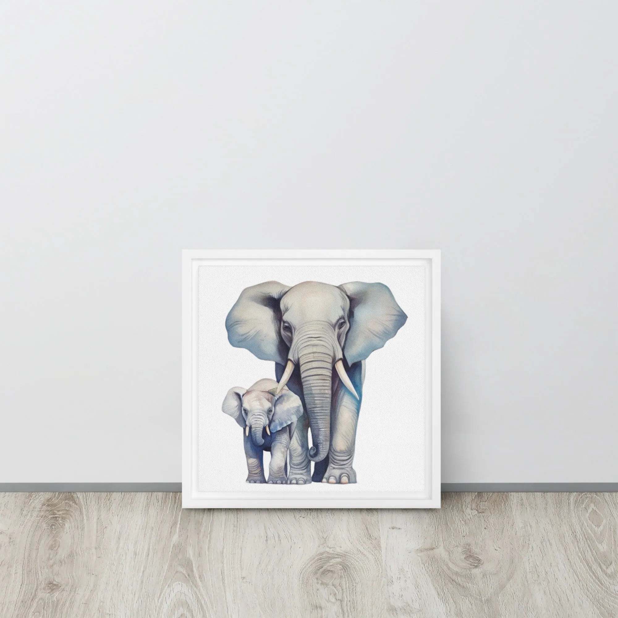 Elephant ELECA003 Framed Canvas Art