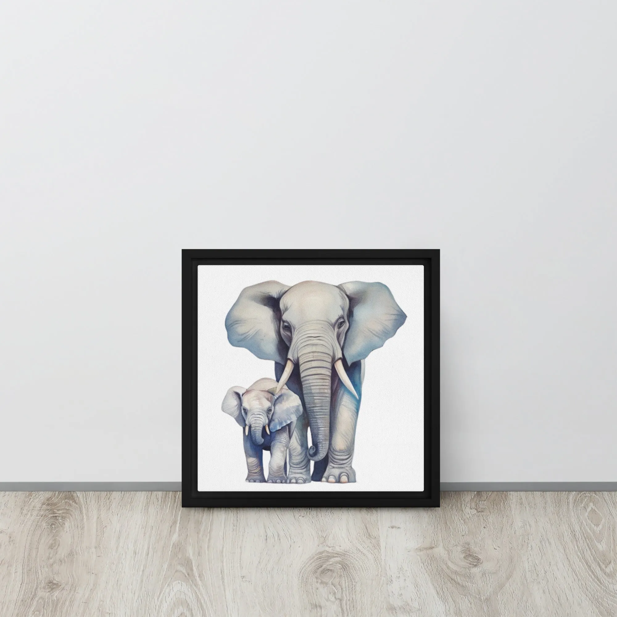 Elephant ELECA003 Framed Canvas Art