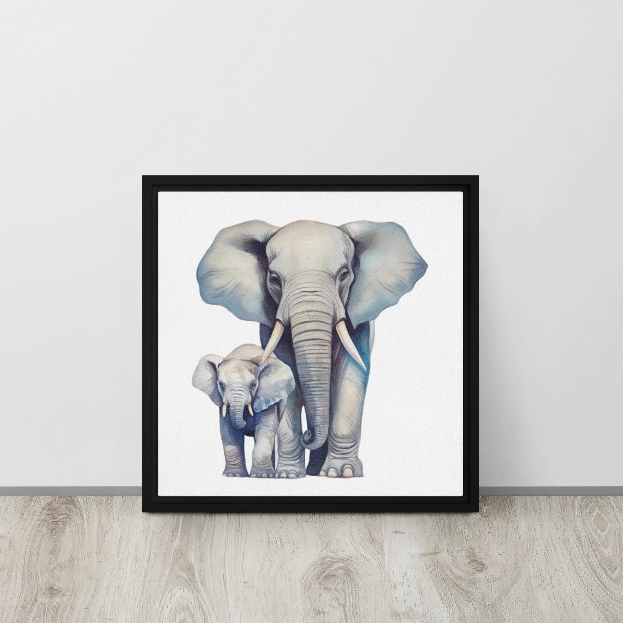 Elephant ELECA003 Framed Canvas Art