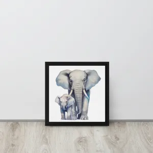 Elephant ELECA003 Framed Canvas Art