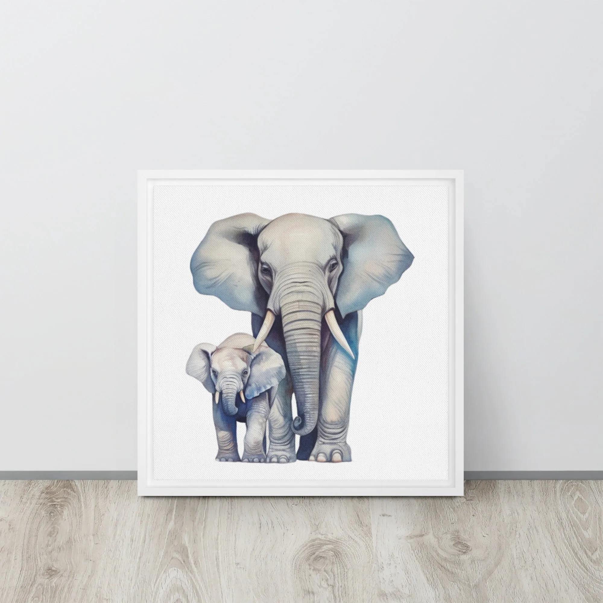 Elephant ELECA003 Framed Canvas Art