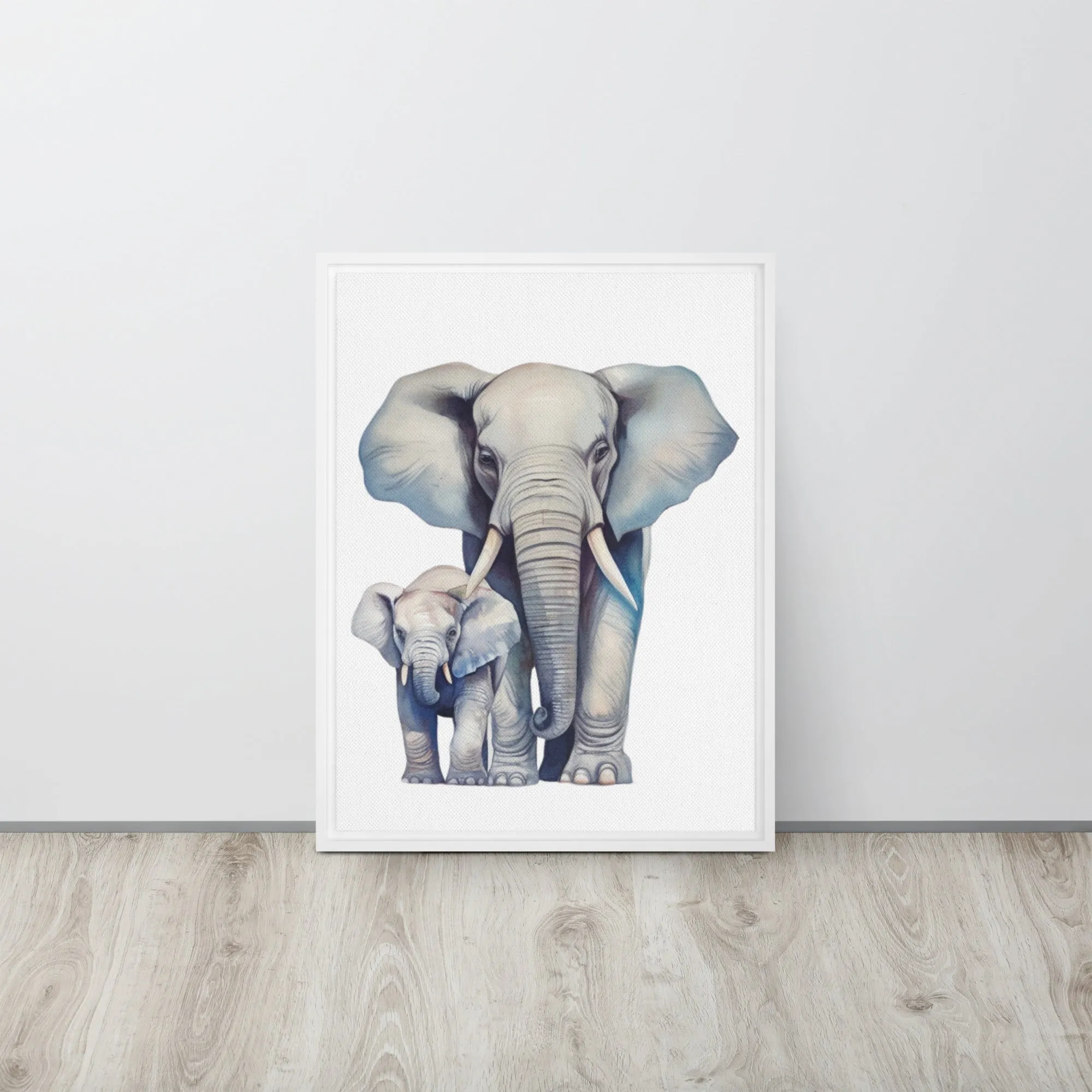 Elephant ELECA003 Framed Canvas Art