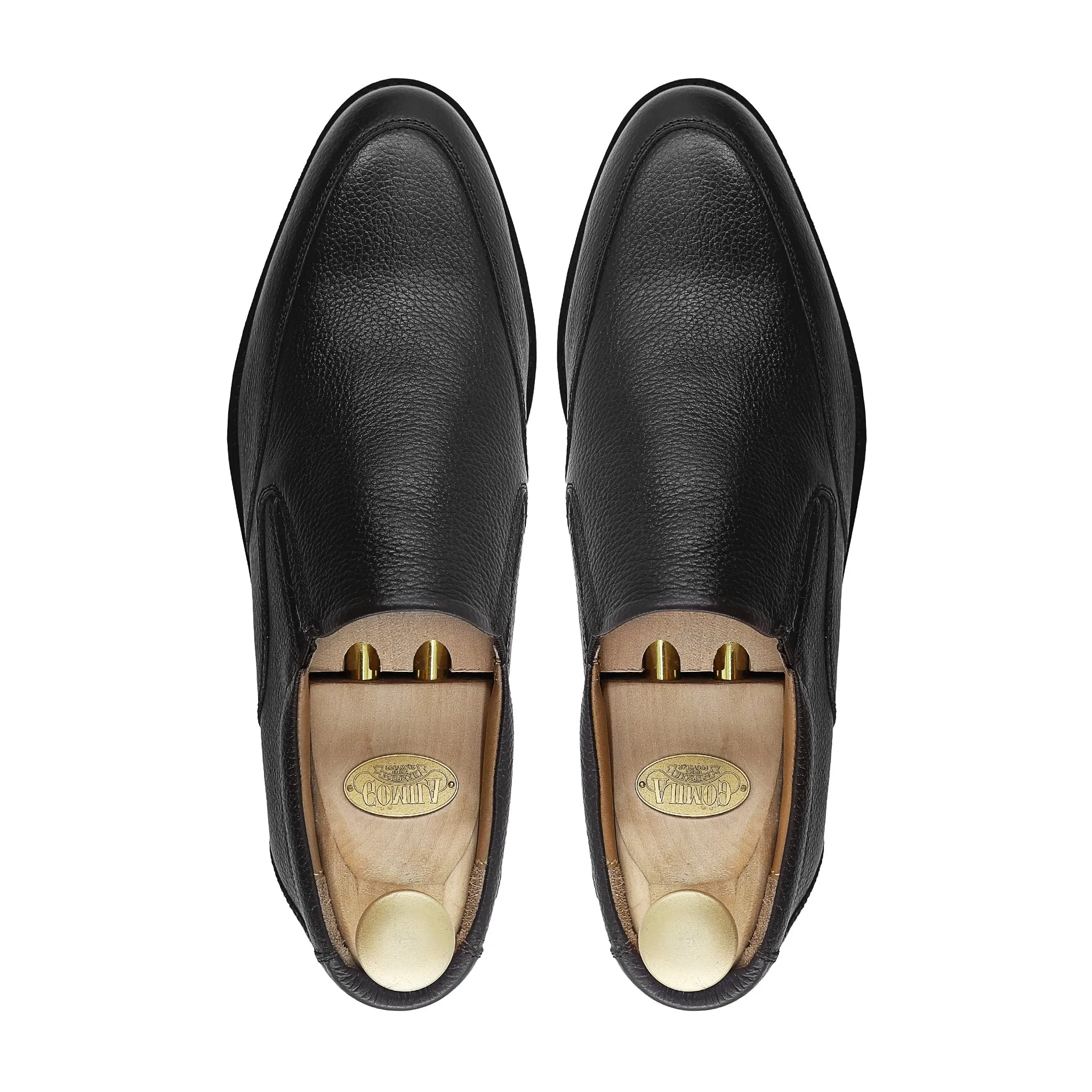 Esker - Men's Black Pebble Grain Loafer