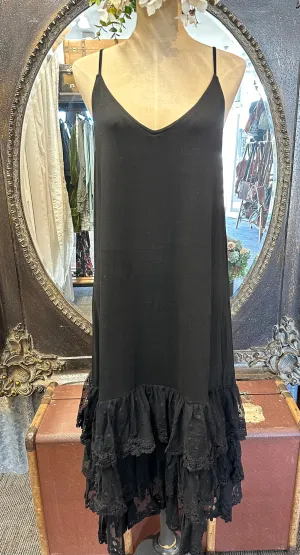 Evangeline frill lace slip