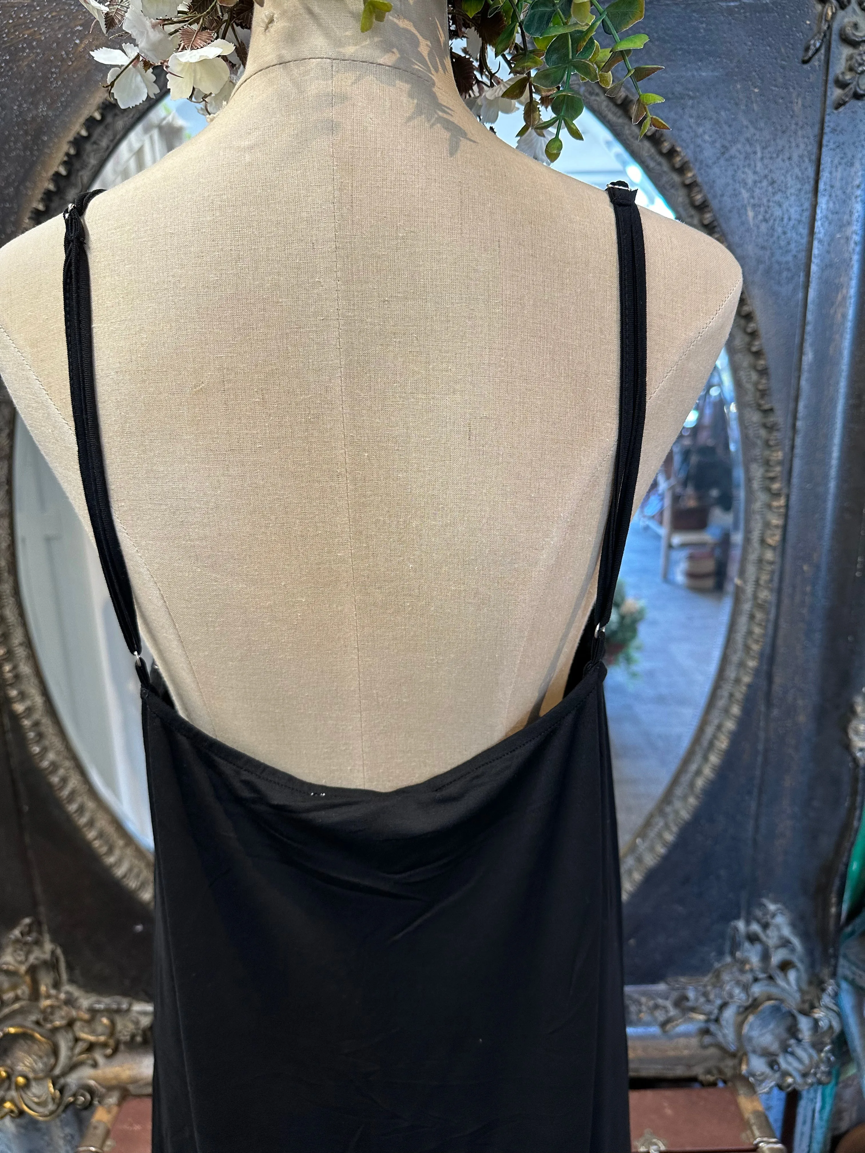 Evangeline frill lace slip