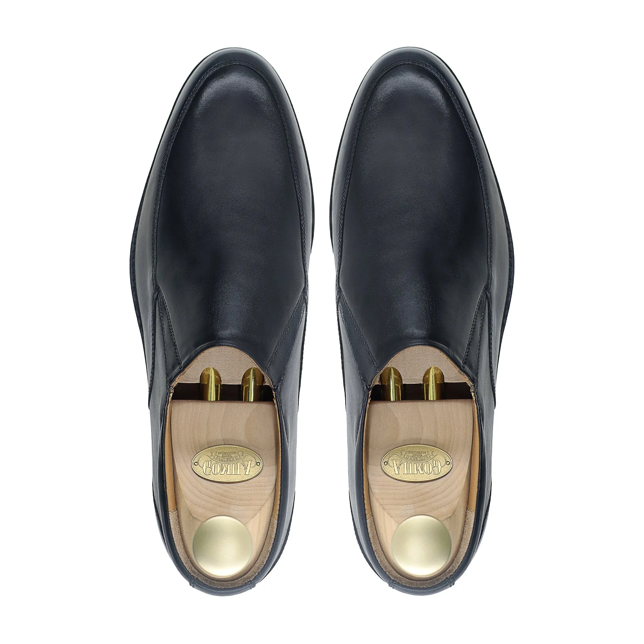 Evita - Men's Black Calf Leather Loafer