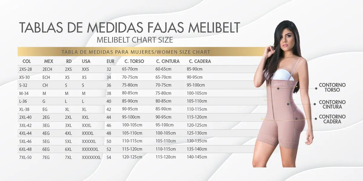Fajas Colombianas Melibelt 2012 Extra Plus Size