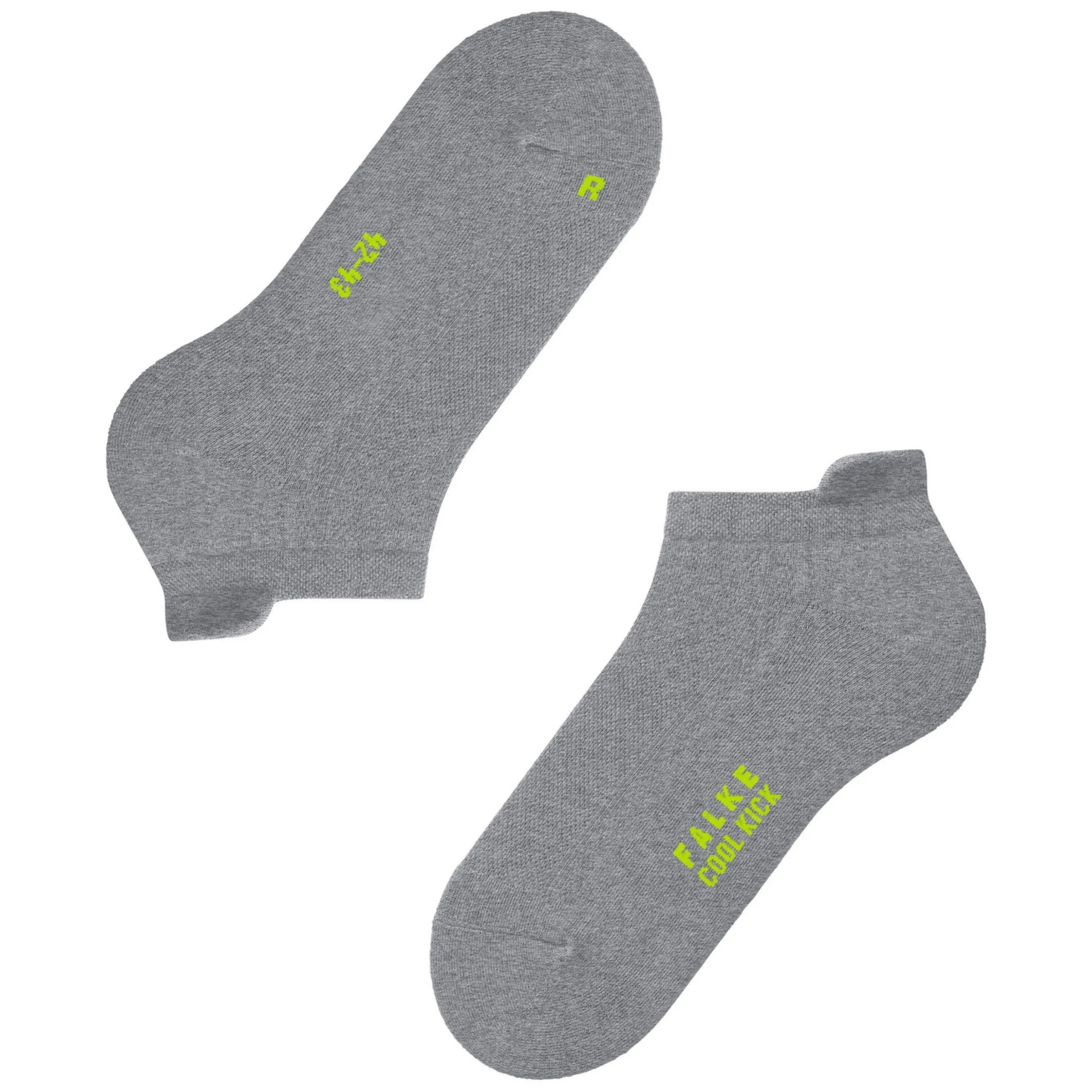 Falke Cool Kick Unisex Invisible Socks - Light Grey