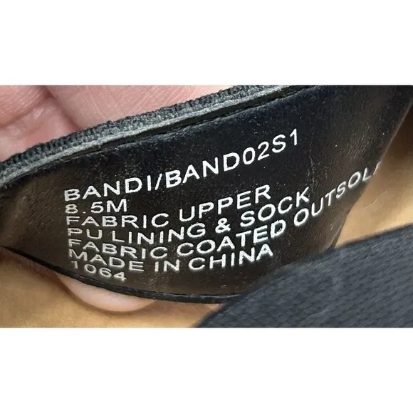 FitFlop Shimma Glitter Toe-Post Thong Sandal Navy Blue Womens Size 10 Lulu Glitz