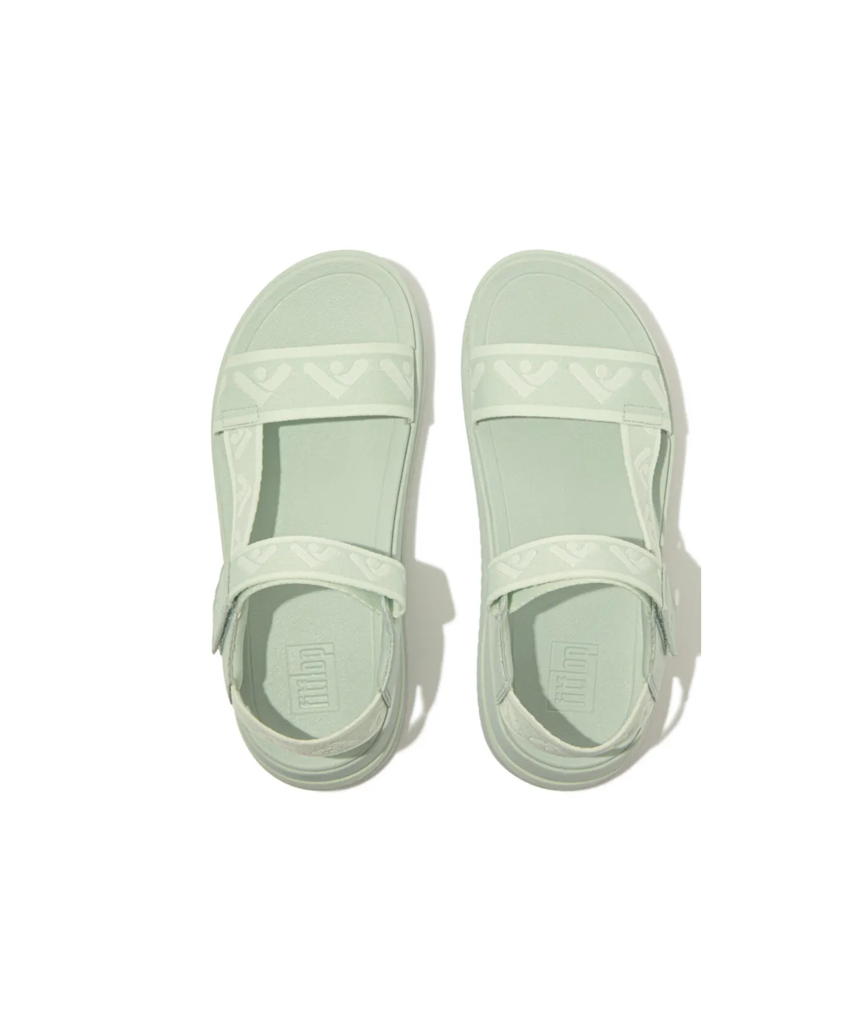 Fitflop Surff Webbing Back Strap Sandals Sage Brush