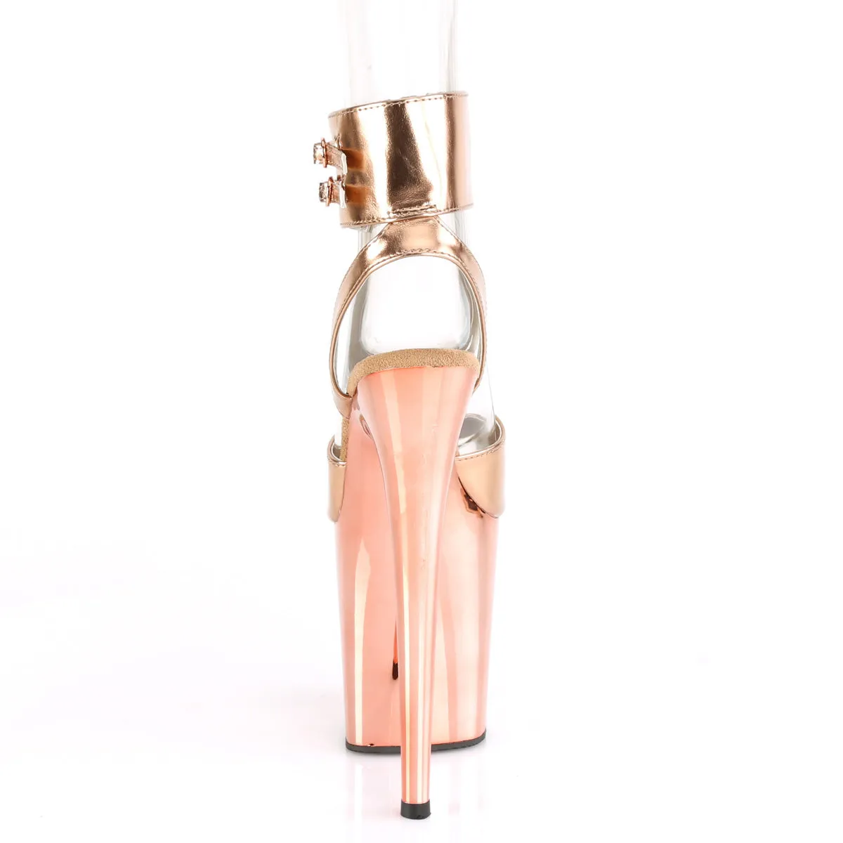 FLAMINGO-891  Rose Gold Metallic Pu/Rose Gold Chrome