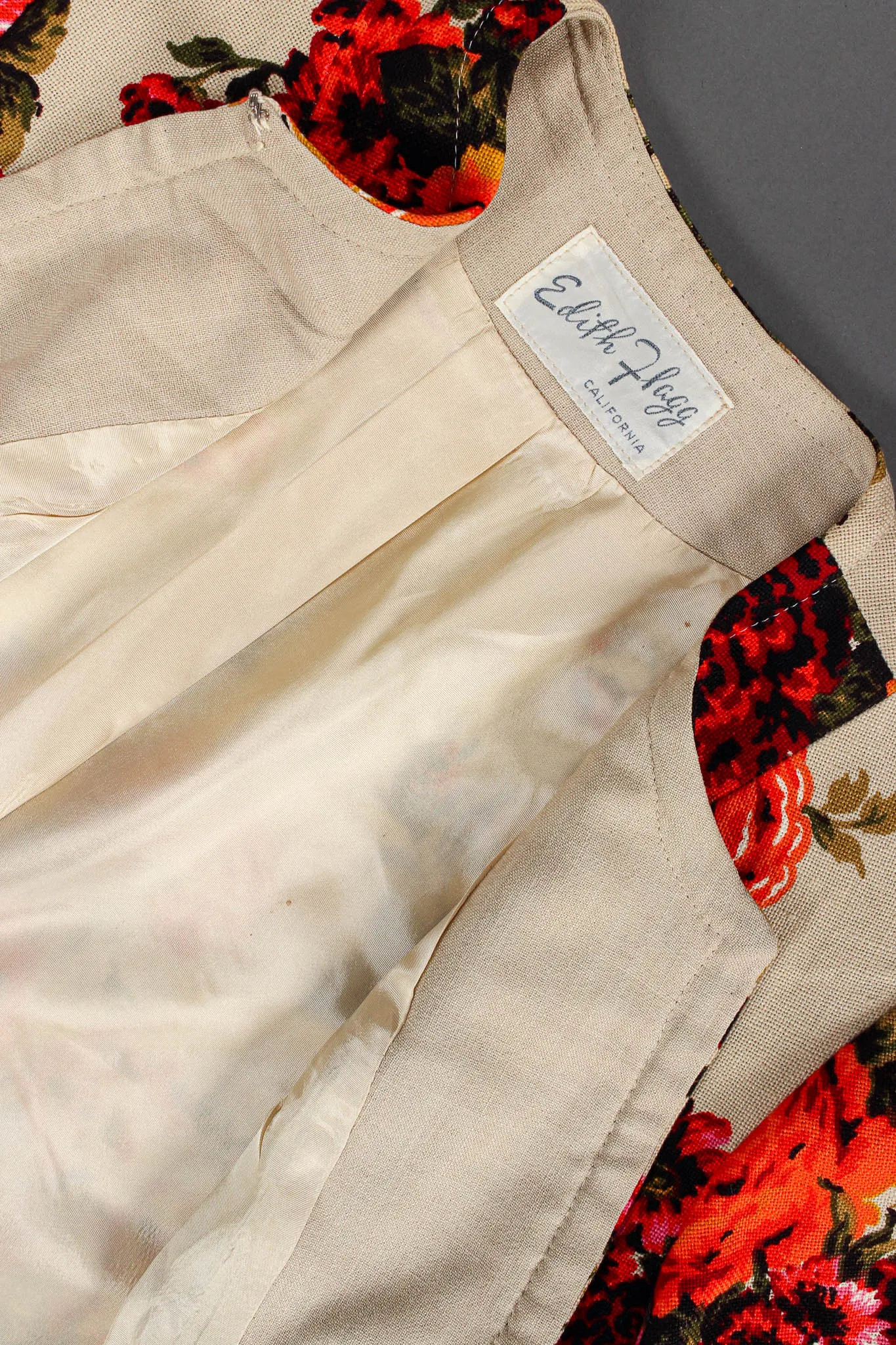 Floral Arrangement Canvas Coat