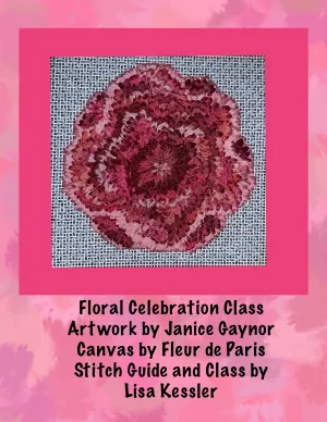 Floral Celebration! Class, Thread Kit, Canvas, Guide, Book and Video Access