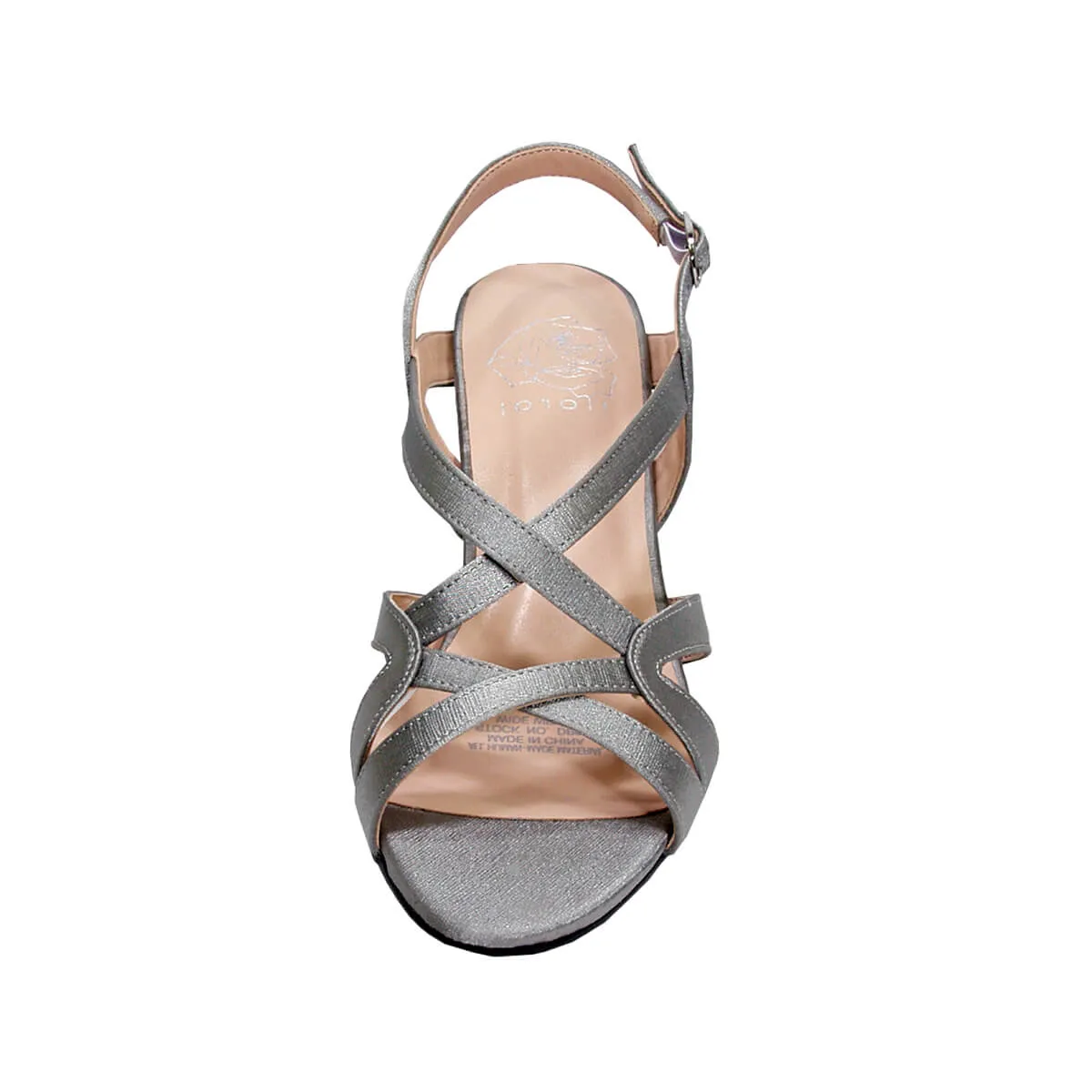 FLORAL Charlotte Women's Wide Width Criss-Cross Dress Sandals