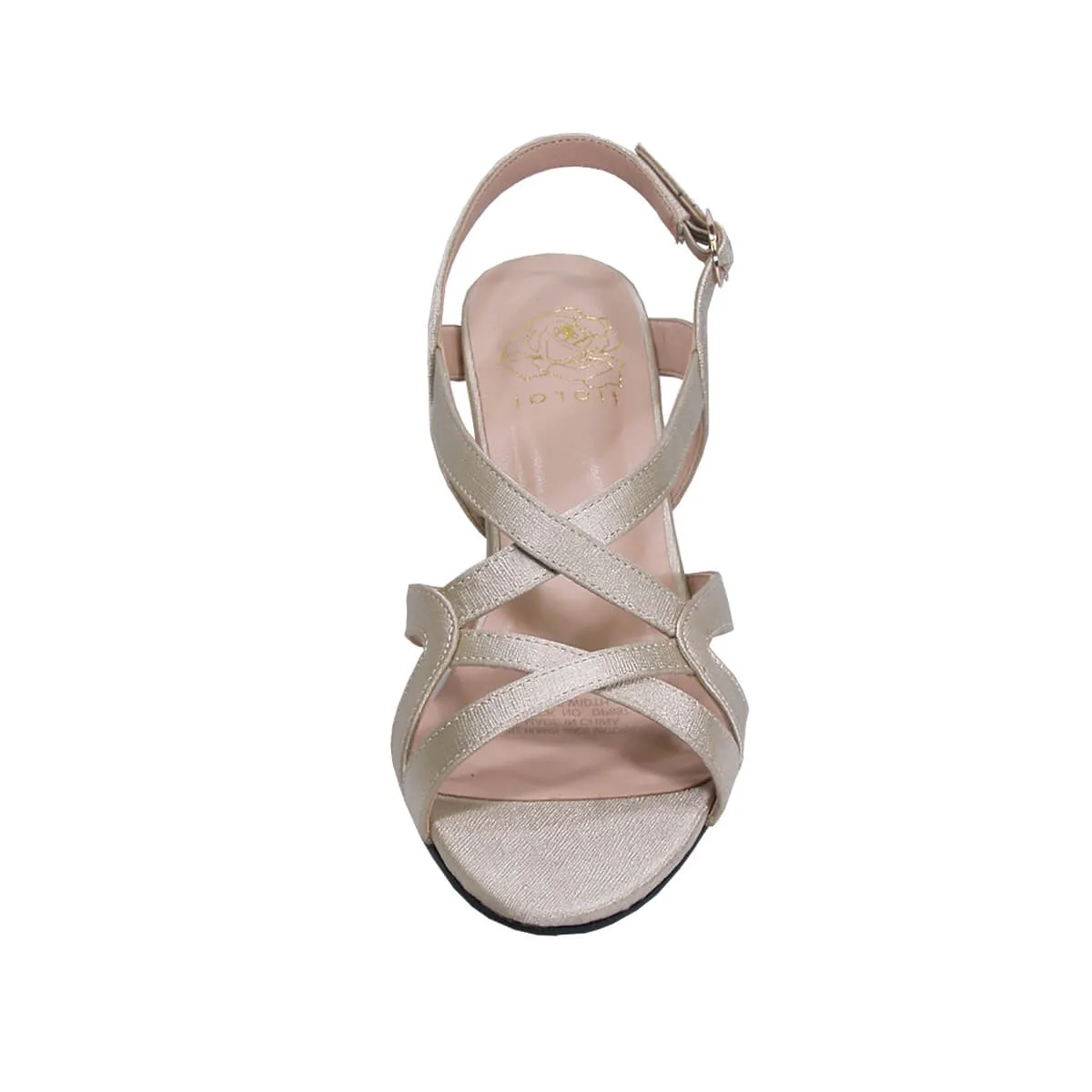 FLORAL Charlotte Women's Wide Width Criss-Cross Dress Sandals