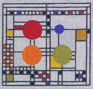 Frank Lloyd Wright:FLW-14 (Art Glass III Square)