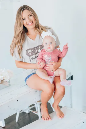 Girl Mama Leopard Graphic Tee S-2X