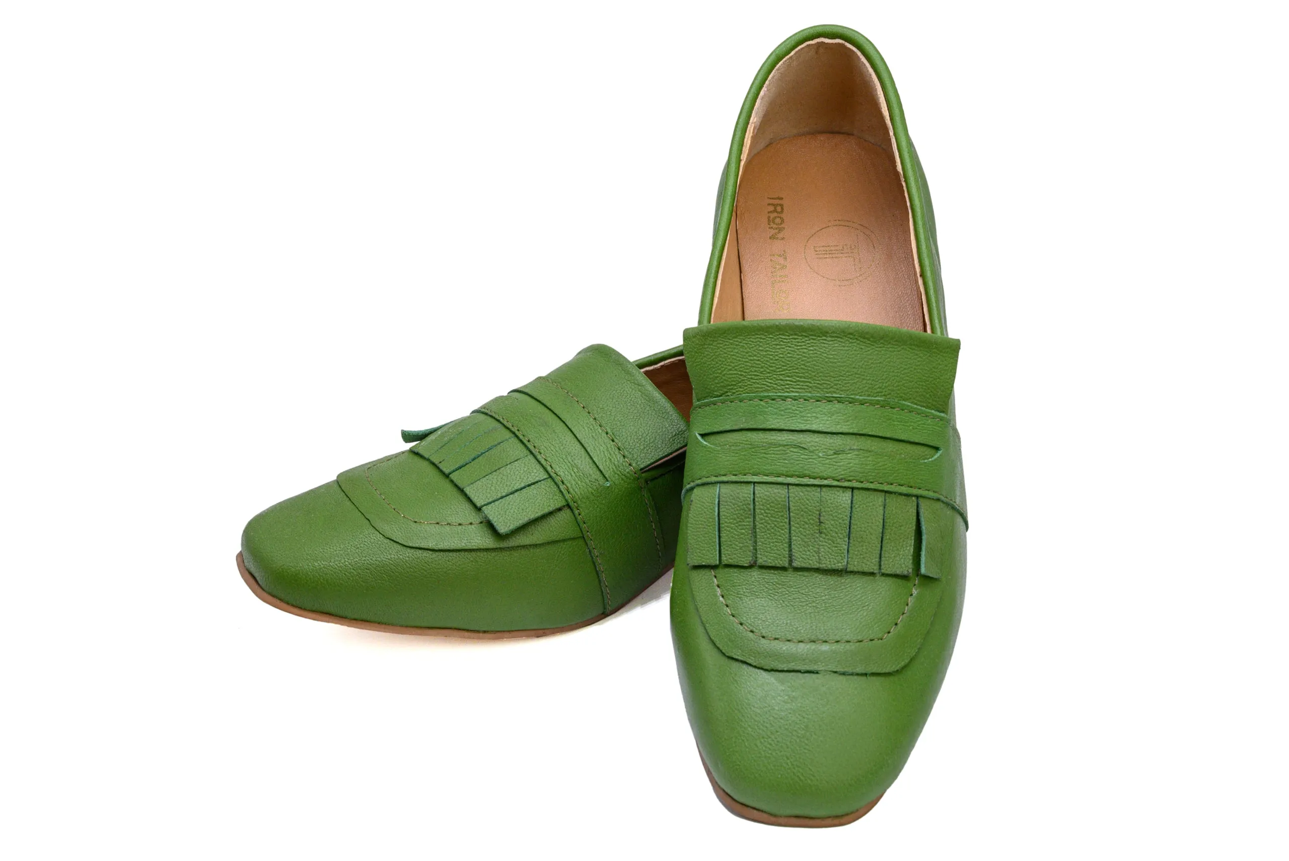 Green Flair Leather Loafer