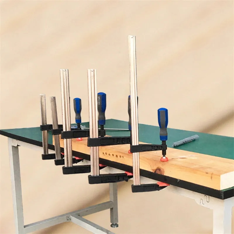 Heavy Duty F-Clamp with Non-Slip Handle Woodworking G-Clamp 5*30 CM