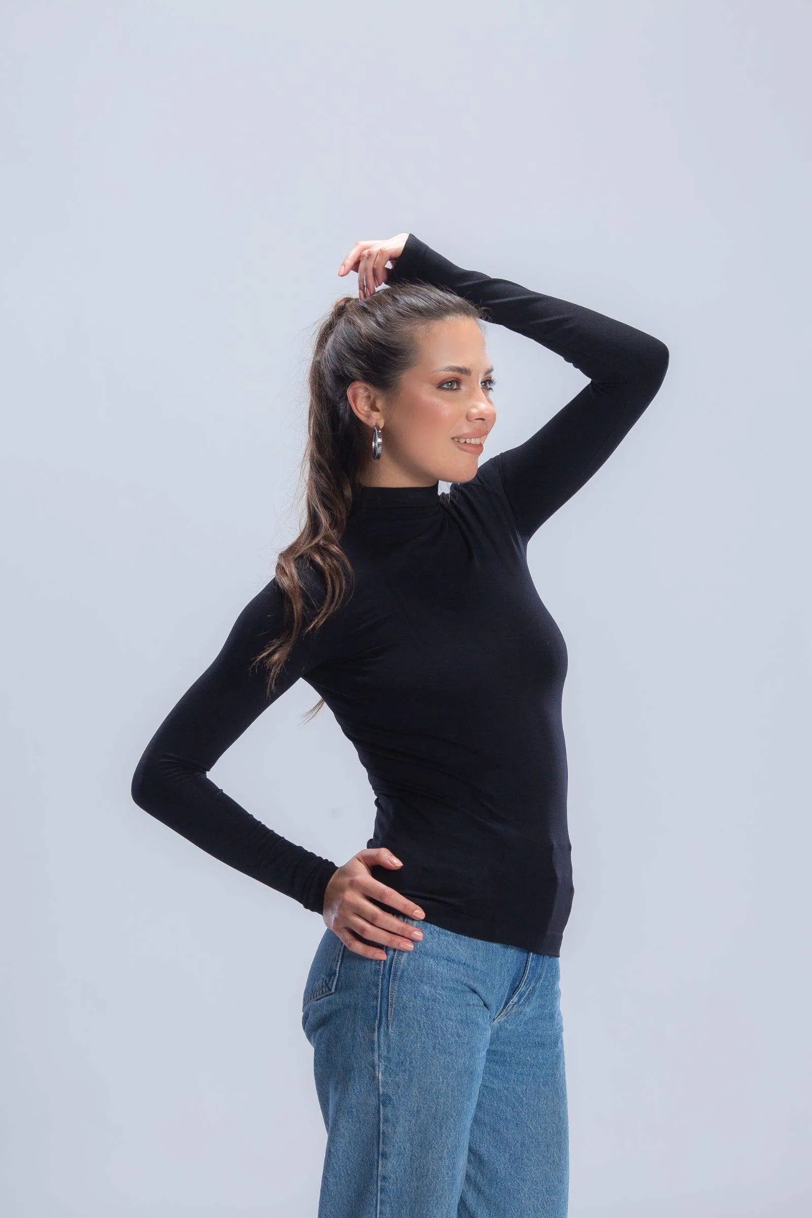 High Neck Viscose Top (Pack of 3)