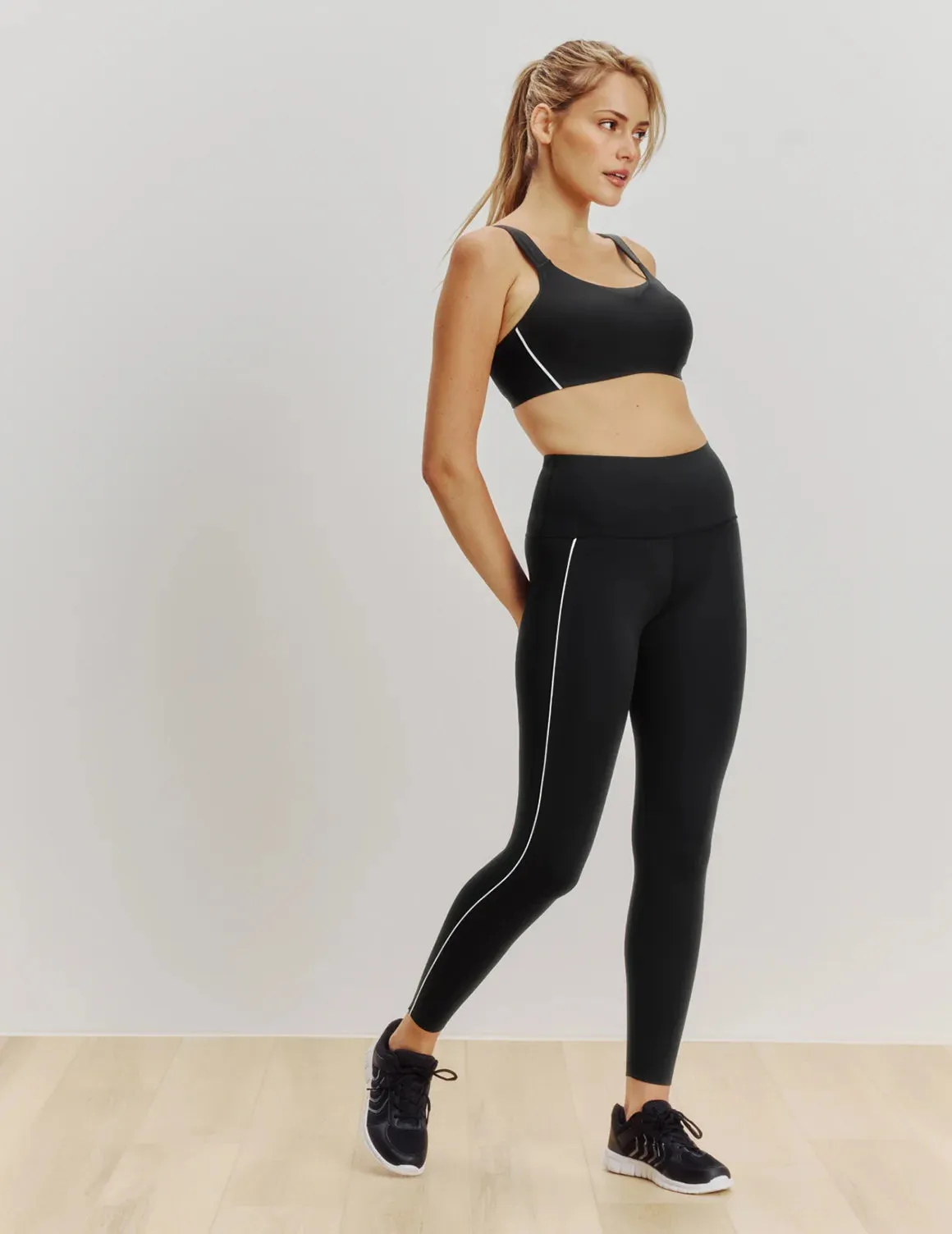 HiTouch™️ High Rise Legging - Piping