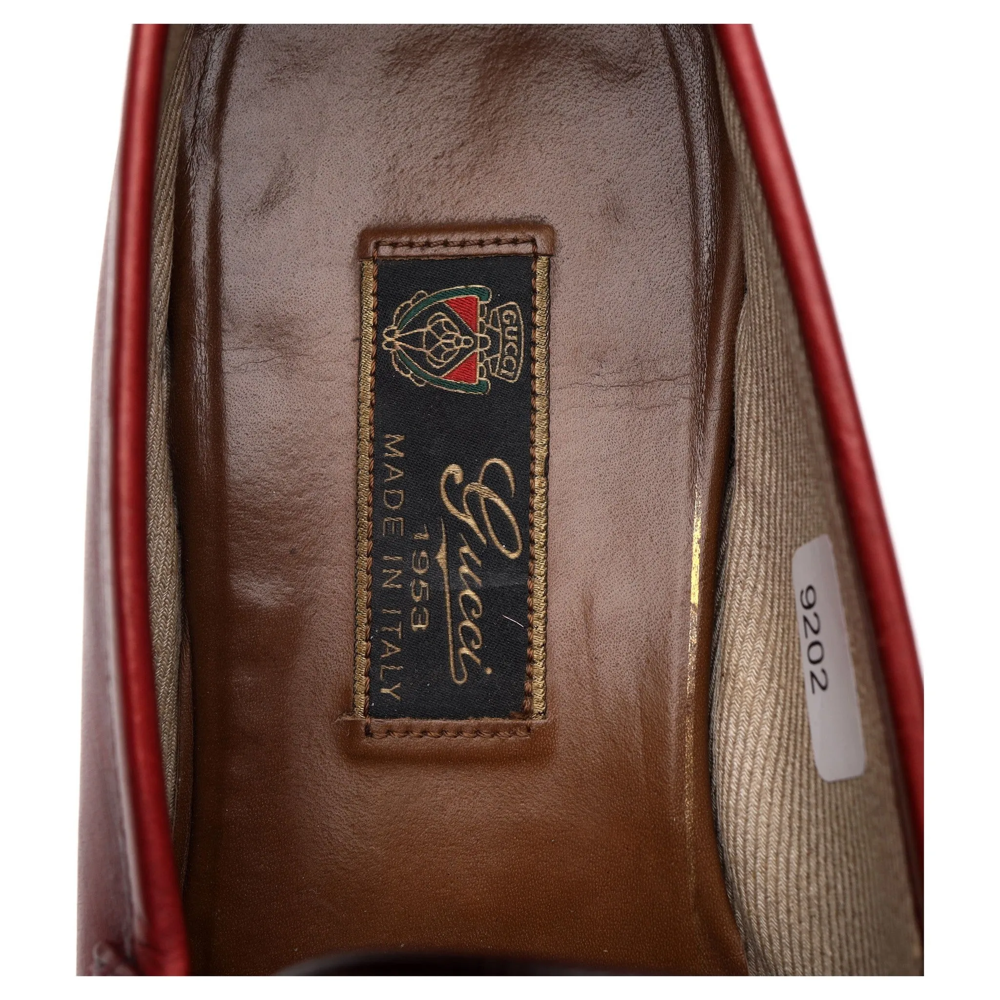 'Horsebit 1953' Burgundy Leather Loafers UK 10