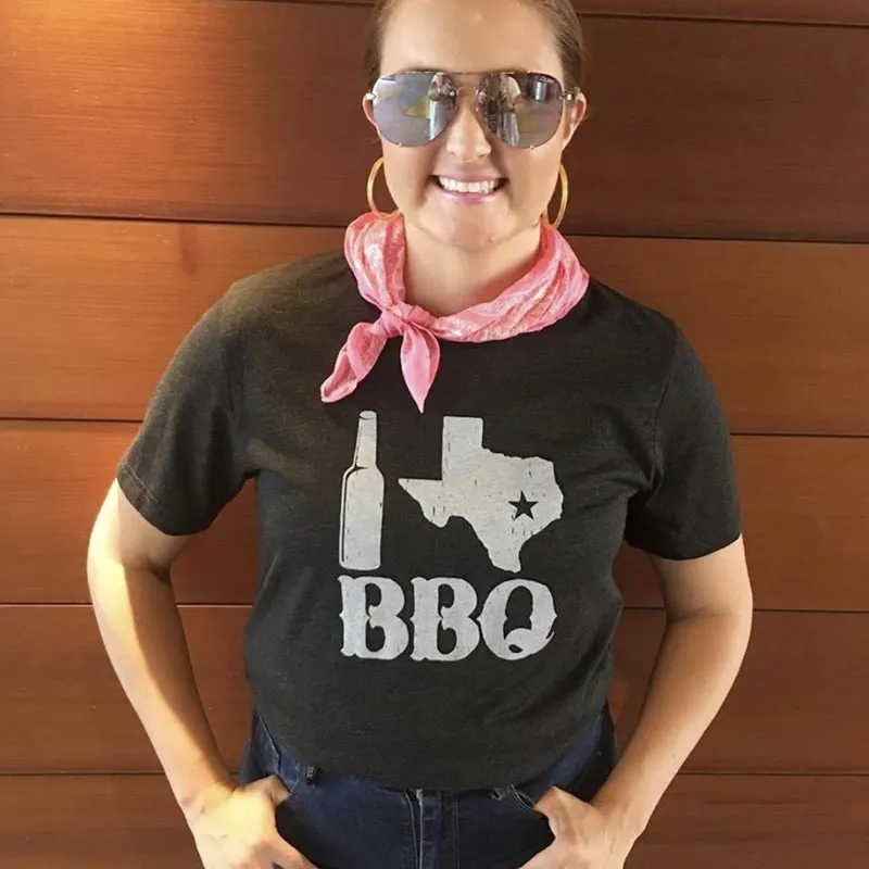I Love Texas BBQ T-shirt