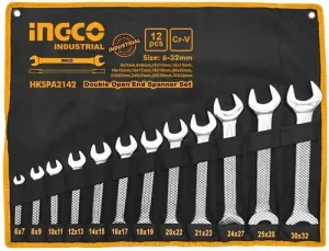 Ingco - Double Open End Spanner Set HKSPA2142