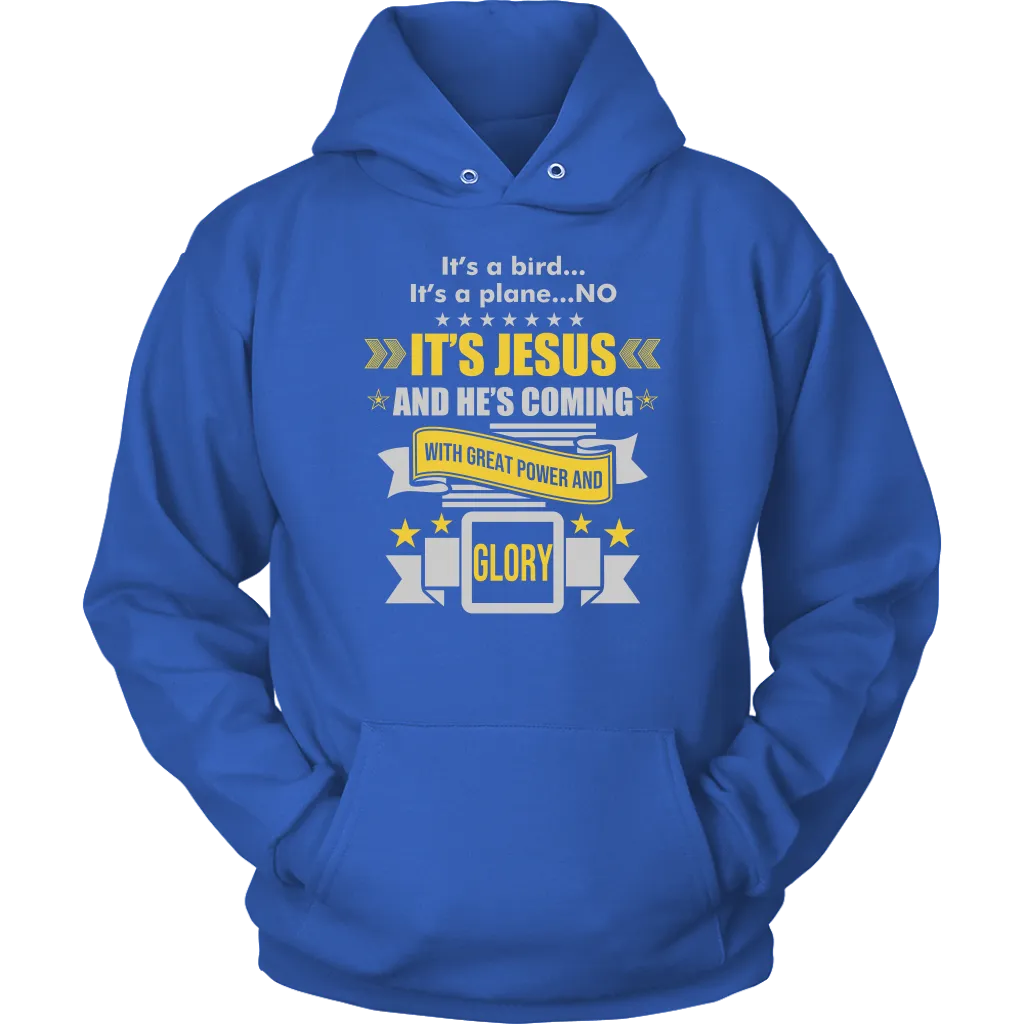 It's a Bird..It's a Plane..No It's Jesus Unisex Hoodie Part 2
