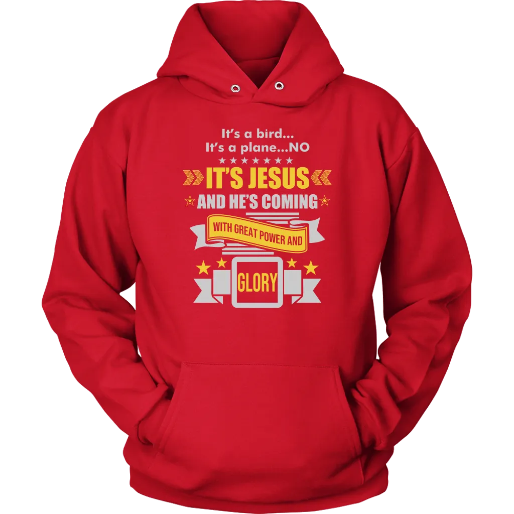 It's a Bird..It's a Plane..No It's Jesus Unisex Hoodie Part 2