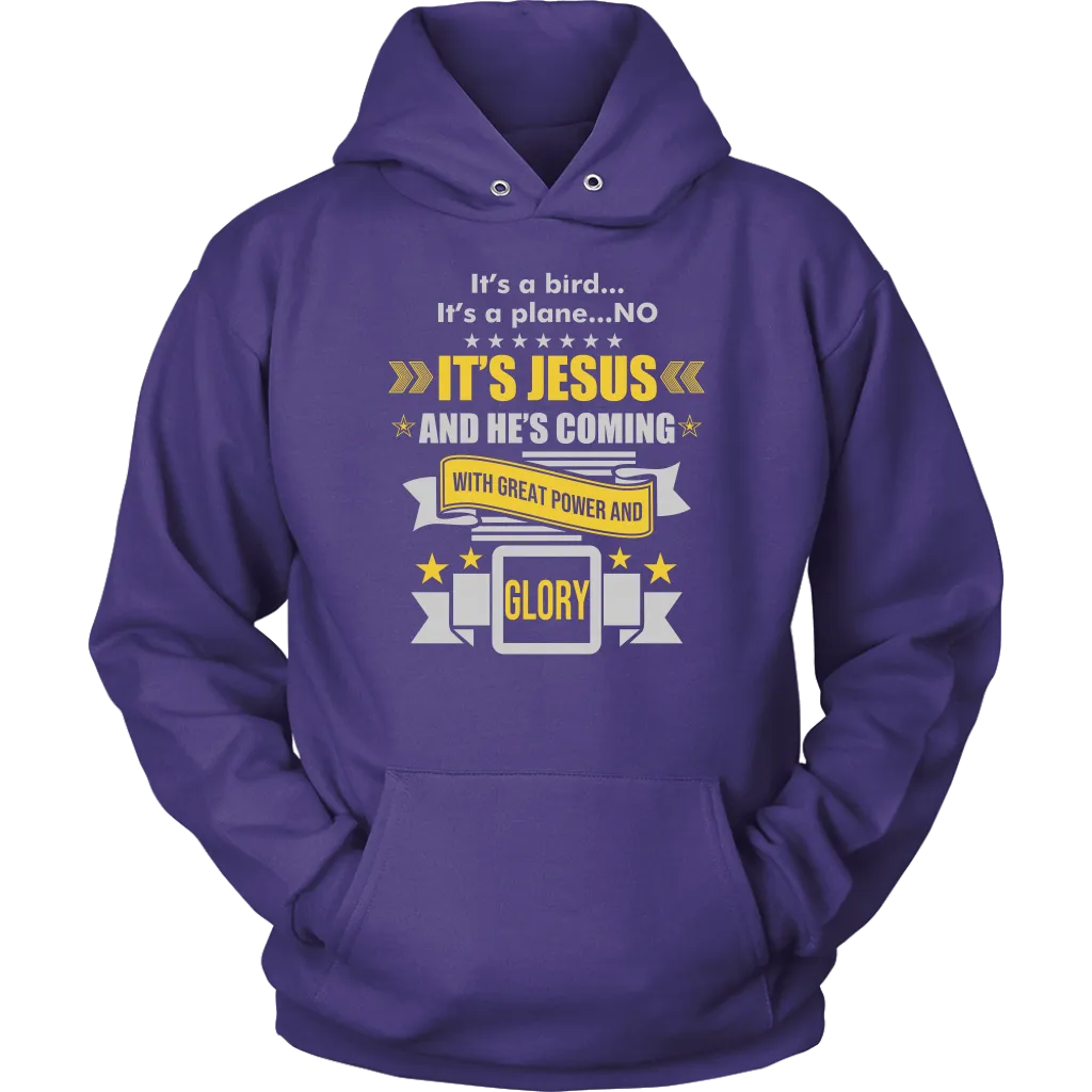 It's a Bird..It's a Plane..No It's Jesus Unisex Hoodie Part 2