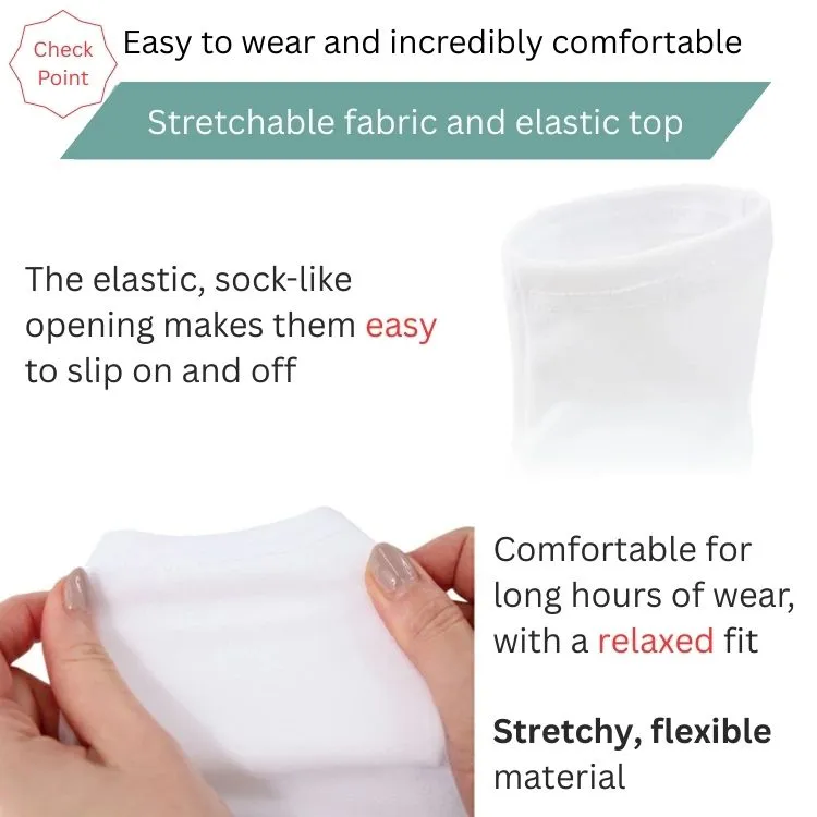 Japanese Easy-to-Wear Stretch Tabi Socks with Non-Slip Soles, Size S, M, L / Traditional Tabi