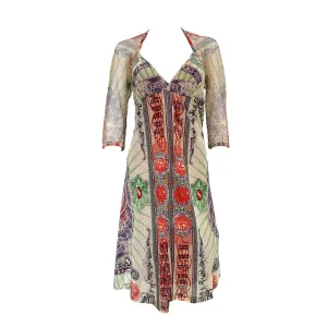 Jean Paul Gaultier Green Currency Dress