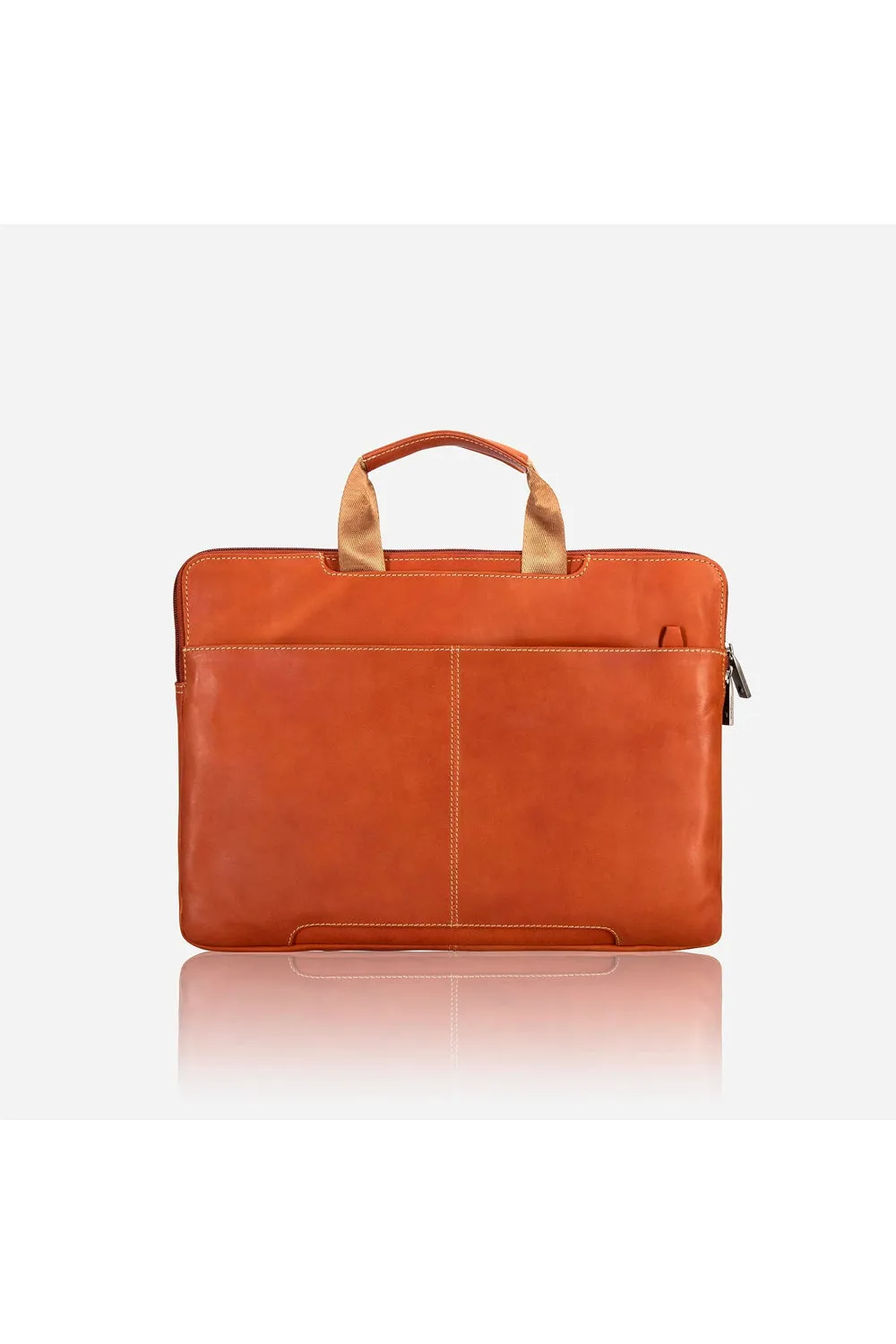 JEKYLL & HIDE EXTRA SLIM LEATHER LAPTOP BRIEFCASE 2439TE