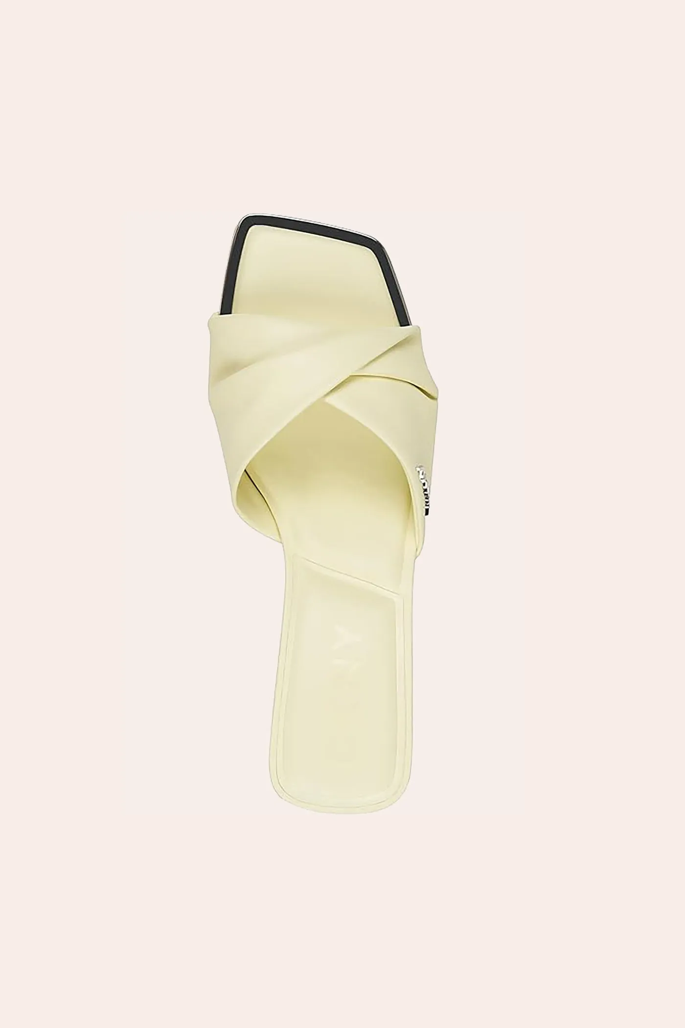 JOLAINE TWIST MID HEEL MULE