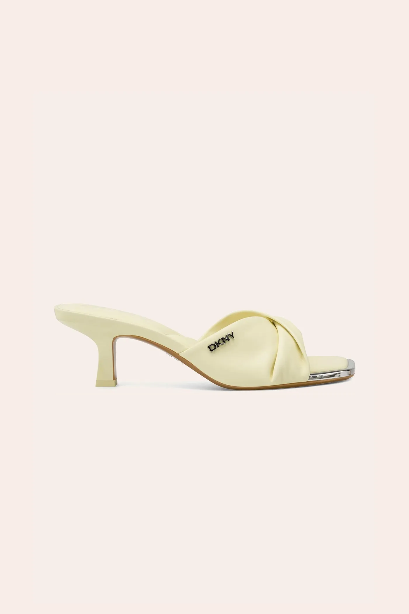 JOLAINE TWIST MID HEEL MULE