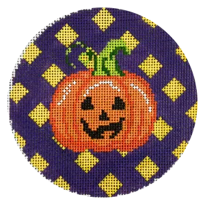K337  Halloween Pumpkin - round