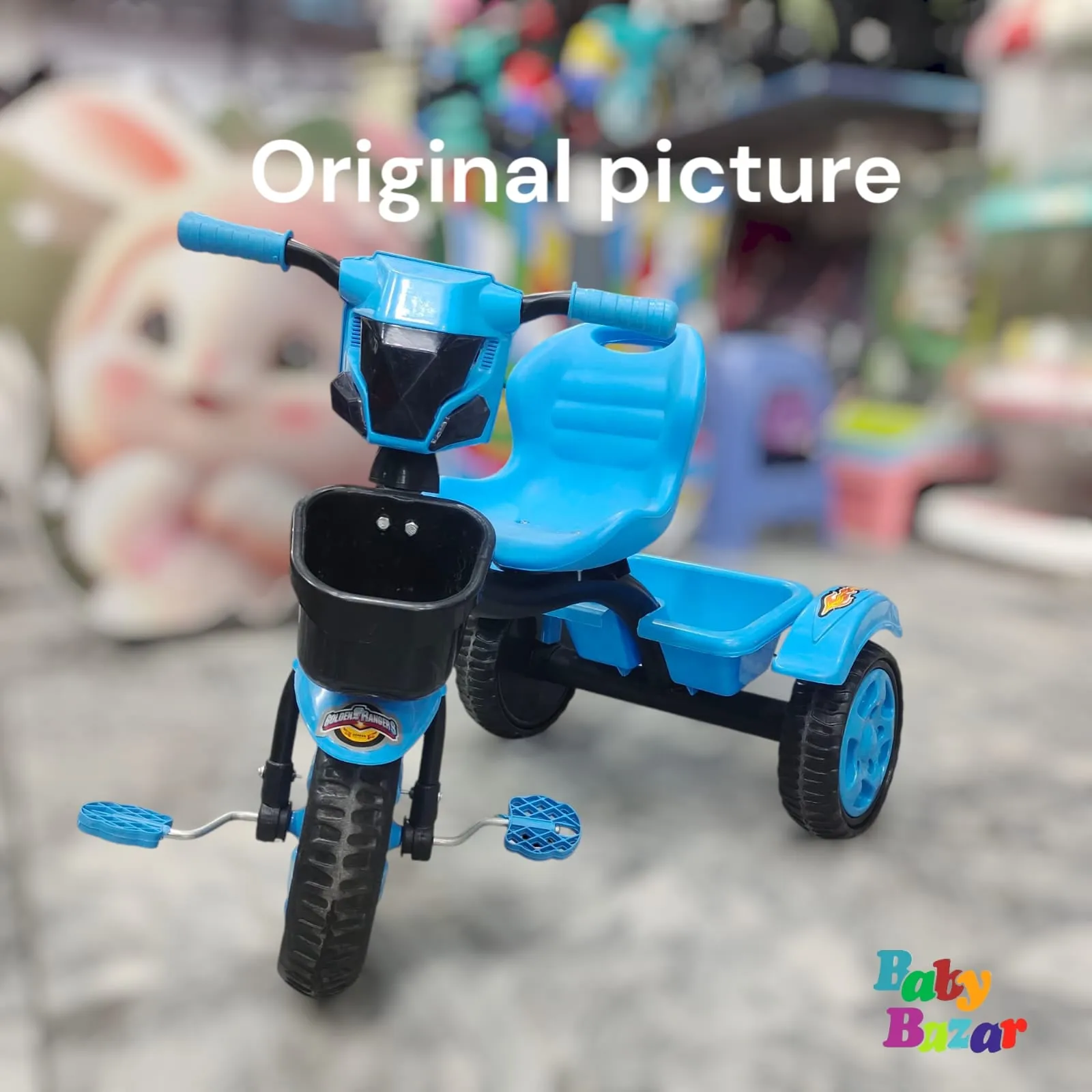 Kids Tricycle with Futuristic Robot Design – Sturdy & Stylish Ride for Fun Adventures