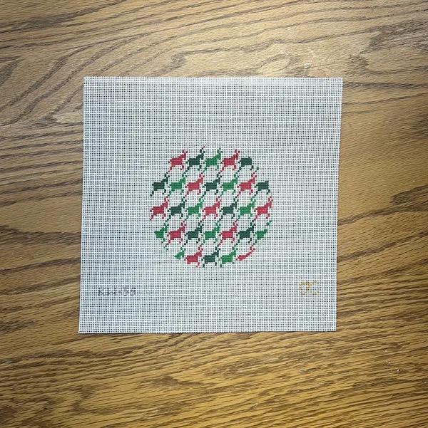 KW59  Reindeer Tooth Round