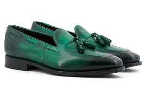 Leather Loafer Monti │ Green Patina