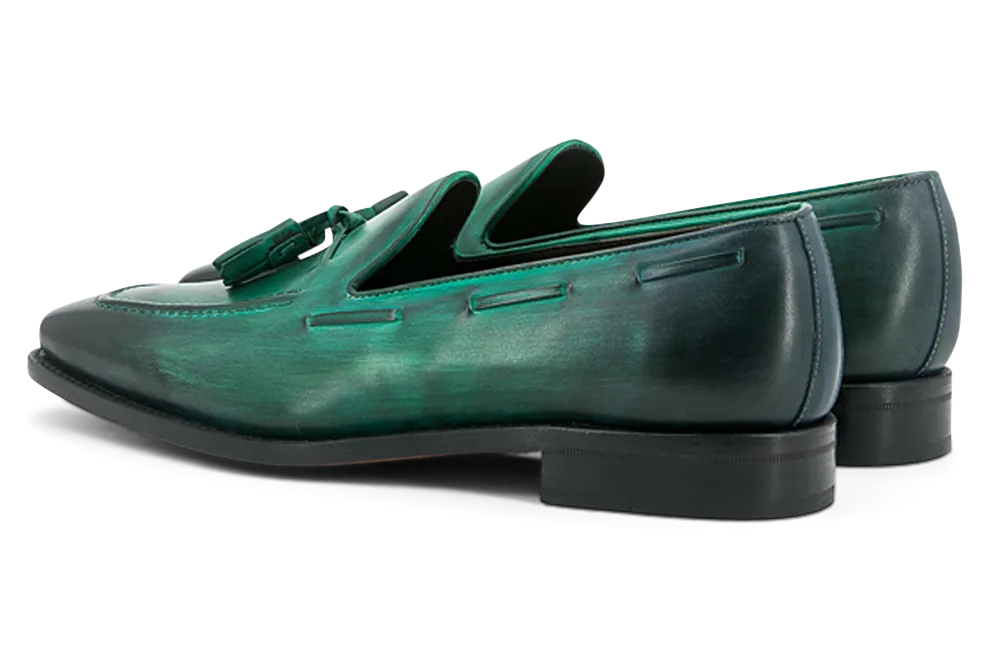Leather Loafer Monti │ Green Patina