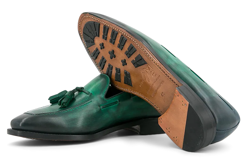 Leather Loafer Monti │ Green Patina