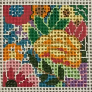 LL-IN-6 Rainbow Floral Square Insert 13