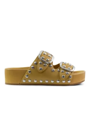 Loeffler Randall Jack Studded Sandal
 in Khaki - Silver