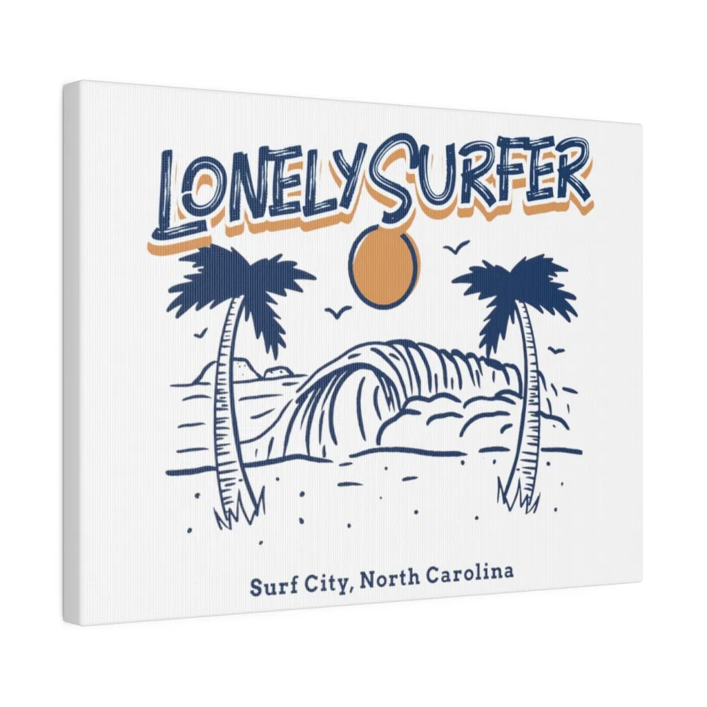 LonelySurfer Surf City, NC Canvas