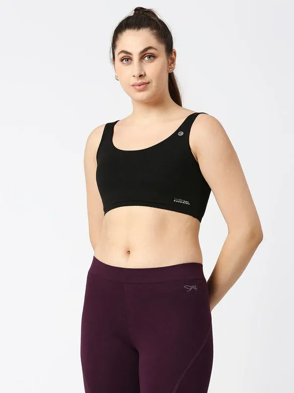 Lovable Black Padded Non Wired Full Coverage Bra SEA SIDE-BLACK