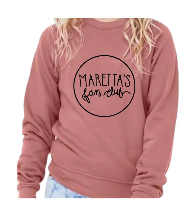 Maretta's Fan Club Youth Sweatshirt
